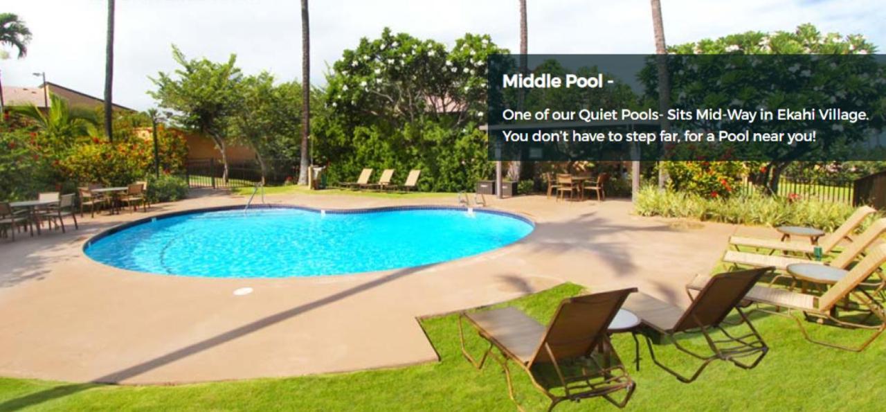 9B Ekahi Village-Studio Bath, Garden View - 1 Minute Stroll To Beach! Wailea  Extérieur photo