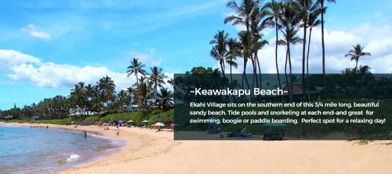9B Ekahi Village-Studio Bath, Garden View - 1 Minute Stroll To Beach! Wailea  Extérieur photo